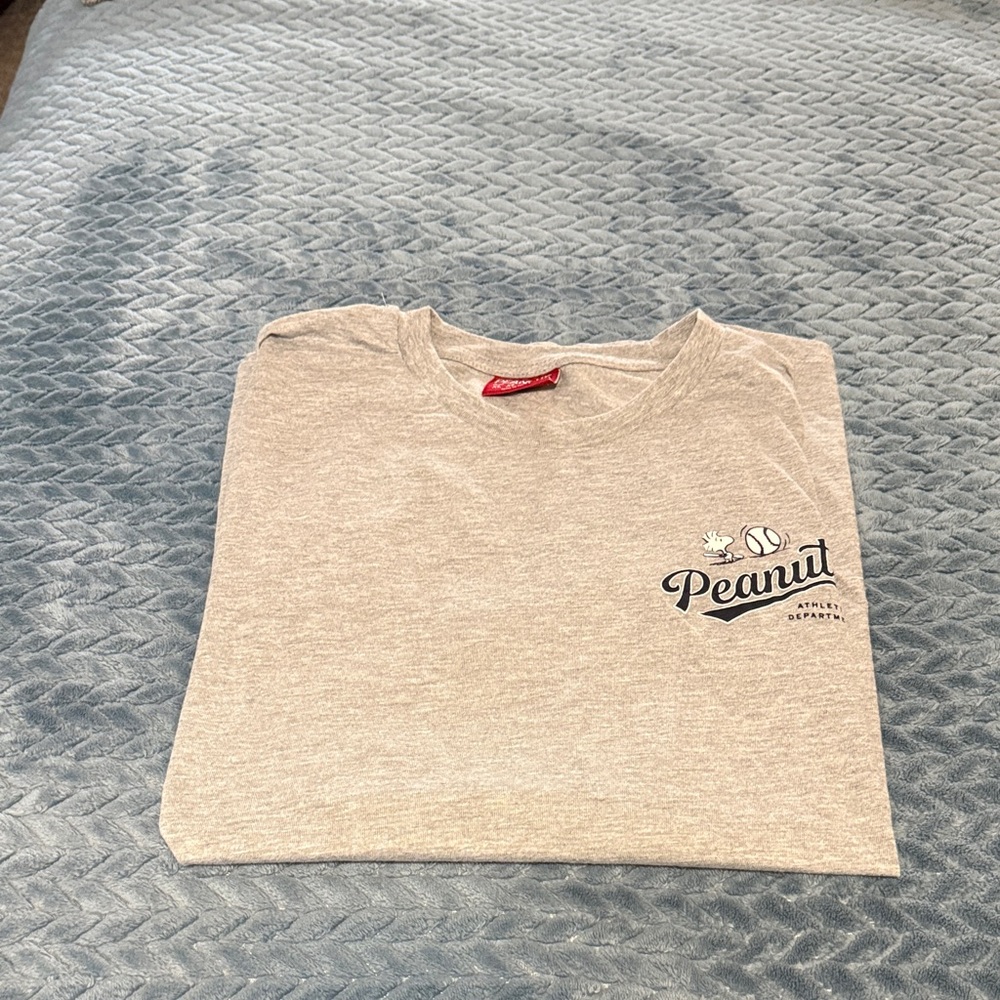 Peanuts Heather Gray Short Sleeve Tee